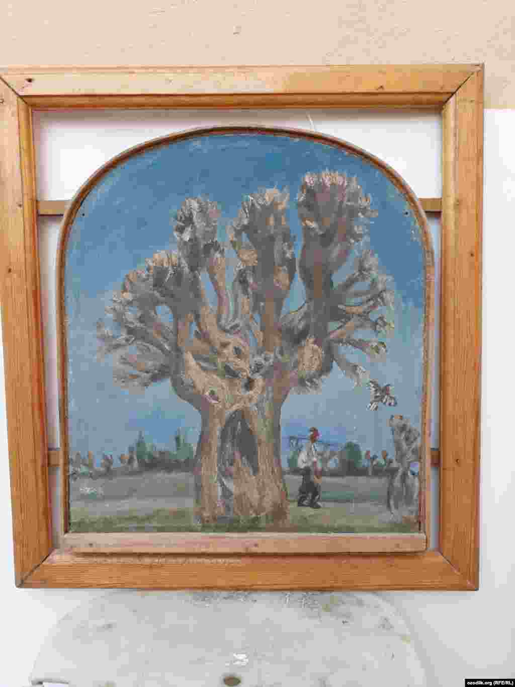 "Тол бешикдан бошланган дунë" туркум асарлари.&nbsp;Рассом Нўъмон Холмирзаев