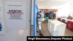 Secție de votare. Fotografie generică.