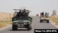 آرشیف، نیروهای افغان در شاهراه هلمند کندهار