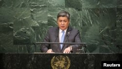 Выступление министра иностранных дел КР Эрлана Абдылдаева на Генассамблее ООН