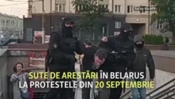 Forțele de securitate din Belarus continuă să aresteze protestatarii anti-Lukașenko