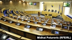 Prazna sala Doma naroda Federacije BiH, fotoarhiv