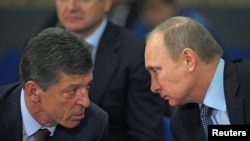 Дмитрий Козак и Владимир Путин 