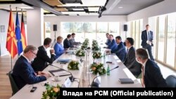 Зоран Заев и Ангела Меркел во Тирана, септември 2021