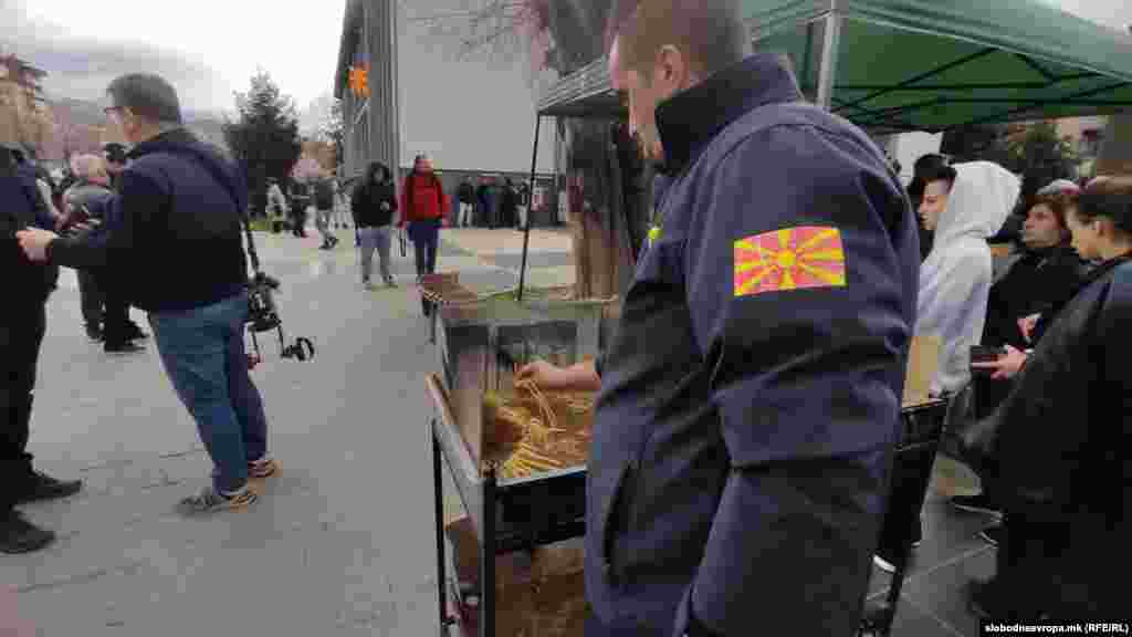Kočani, odavanje počasti poginulima u požaru, 17.3.2025.