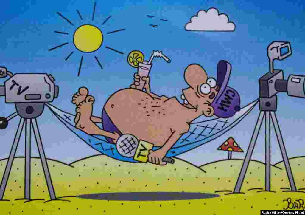 "Журналист эс алууда". Автору Руслан Валитов.&nbsp;