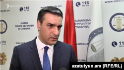 Омбудсмен Армении Арман Татоян (архив)