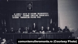 29 decembrie 1981. Constituirea Comitetului Național Oamenii de știință și pacea. Sursa: comunismulinromania.ro