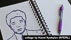 Дүйшөн Жапаров. (коллаж)