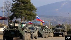 Орус аскерлери Тоолуу Карабакта. 2020-жыл. 