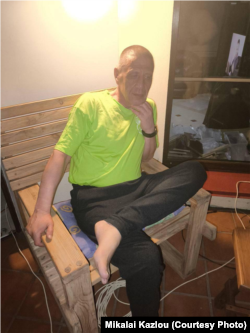 Мікалай Казлоў неўзабаве па вызваленьні