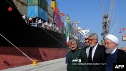 Ирандын президенти Хассан Роухани Чабахар портуна барган учур. 3-декабрь, 2017-жыл.