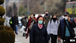 Shkup, Maqedoni e Veriut. Fotografi nga arkivi. 