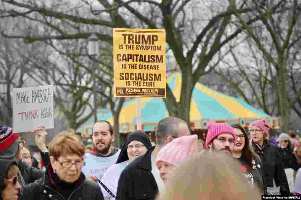 "Трамп - гэта сымптом. Капіталізм - хвароба. Сацыялізм - лек"