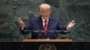 Președintele SUA, Donald Trump, a susținut marți, 23 septembrie 2025, un discurs în fața Adunării Generale a Națiunilor Unite la sediul ONU din New York.