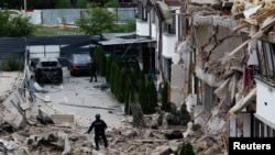 Urmări ale atacului asupra Kievului din zorii zilei de 28 septembrie.