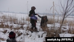 Кыргыз-өзбек чек арасы.