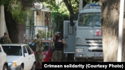 Российские силовики в Крыму, архивное фото