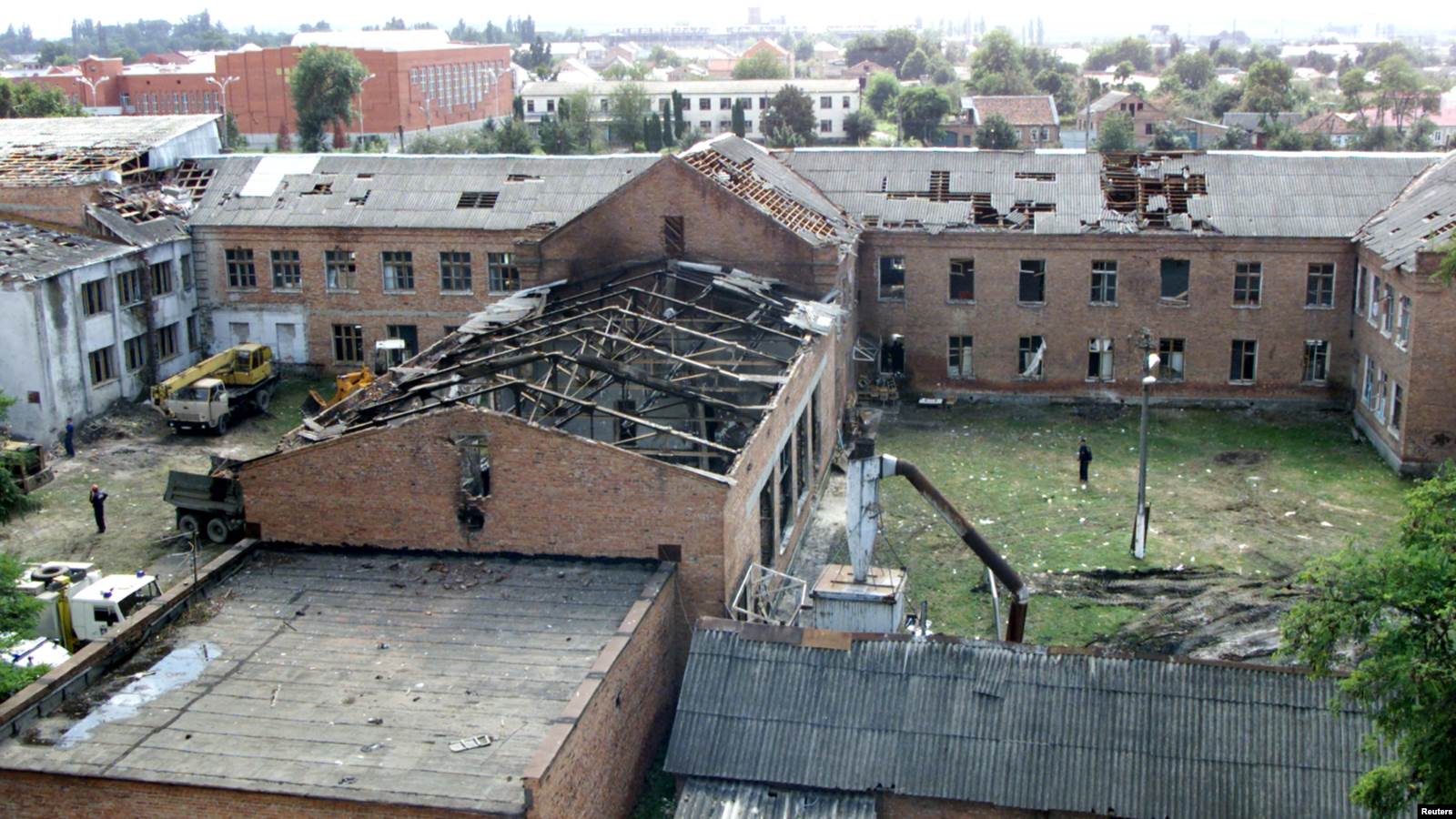  Мектептің арнайы жасақ шабуылынан кейінгі қалпы.