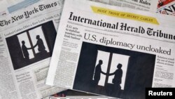 Wikileaks мәгълүматлары халыкара газеталар аша таралды