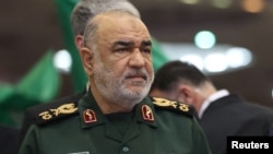 ფოტო არქივიდან. ირანის ისლამური რევოლუციის გუშაგთა კორპუსის მეთაური ჰოსეინ სალამი.