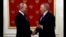 Russian President Vladimir Putin meets with former Kazakh President Nursultan Nazarbayev. Moscow, 29May2025