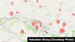 მოხალისეების შექმნილი რუკა