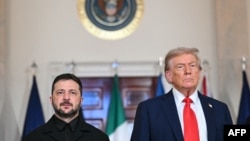 Уладзімір Зяленскі і Дональд Трамп