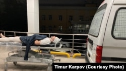 Миразиз Базаров ооруканада. 2021-жылдын 28-марты.