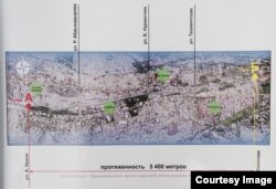 Проект охватит оба берега реки Ак-Буура – примерно пять километров.