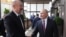 Президент Азербайджана Ильхам Алиев и президент РФ Владимир Путин (слева направо). Россия, Сочи, 2019 год
