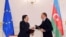 Azerbaijani President Ilham Aliyev (right) and European Commission President Jose Manuel Barroso shook hands in Baku last week after signing a gas deal. 