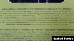 A Marslakók címmel magyar tudósokról készült kiállítás készítői és szponzorai