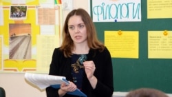 Вчителька історії колегіуму «Елінт» Олександра Лихолай