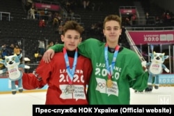 Українці здобули одразу дві нагороди у хокеї 3х3