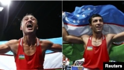 Узбекский боксер Шахобидин Зоиров, победивший в весовой категории до 52 килограмм