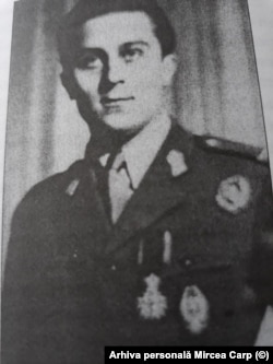 Romania- Mircea Carp tânăr ofițer al armatei române la 21 de ani