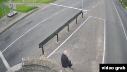 Меркавана Мікола Статкевіч на беларуска-літоўскай мяжы. 11 верасьня 2025