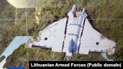 Беспилотник, который, как считается, залетел на территорию Литвы 28 июля