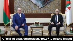 Сустрэча Аляксандра Лукашэнкі з прэзыдэнтам Альжыру Абдэльмаджыдам Тэббунам, 3 сьнежня 2025 году