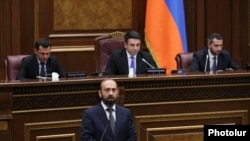 Armenia- Ararat Mirzoian- Minister of Foreign Affairs, Question and answer session between the RA Government and National Assembly took place at the RA National Assembly in Yerevan