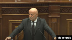 Պատգամավոր Հովիկ Աղազարյանը ելույթ է ունենում Ազգային ժողովում, 26-ը մարտի, 2025թ.