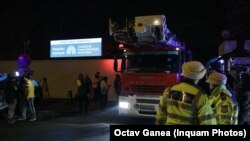 Pompierii au fost chemați după ce medicii au văzut că se degaja fum de la un ventilator exterior al unității mobile ATI de la Spitalul „Marius Nasta"