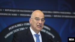 Архивска фотографија- Министерот за надворешни работи на Грција, Никос Дендиас