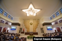 Палата прадстаўнікоў. Заля, дзе адбываецца галасаваньне. Архіўнае фота