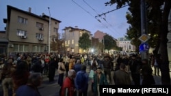 Полицията беше блокирала столичния булевард "Васил Левски" между бул. "Дондуков" и Паметника "Левски".