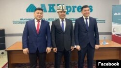 Жаныбек Асанбеков, Мирлан Орозбаев и Милан Турпанов.