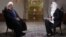 İranın prezidenti Hassan Rouhani Tehranda ABŞ-ın NBC telekanalının əməkdaşı Ann Curry-ya müsahibə verərkən. 18 sentyabr 2013
