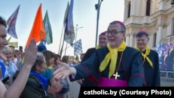 Кляўдыё Гуджэроцьці падчас свайго візыту ў Беларусь у 2023 годзе