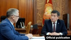 Сооронбай Жээнбеков менен Улан Рыскулов.